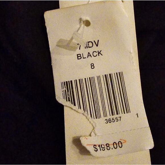 FRENCH CONNECTION Angelina Pleated Lace And Jersey Black Maxi Dress Size 8 New - Picture 7 of 16